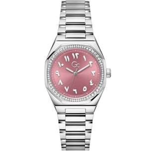 Gc Reloj Analógico De Cuarzo. Gc Coussin Sleek Lady