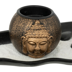 Jardin zen Shamy l.36cm bois et résine