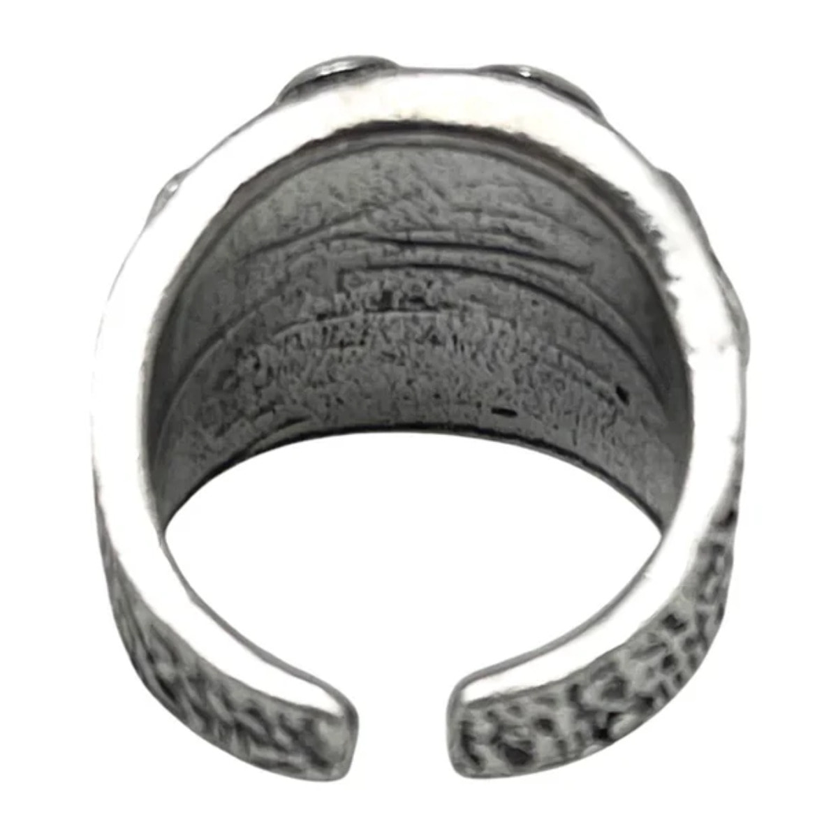 Anillo A3 cristal Sw negro y plata 10µ