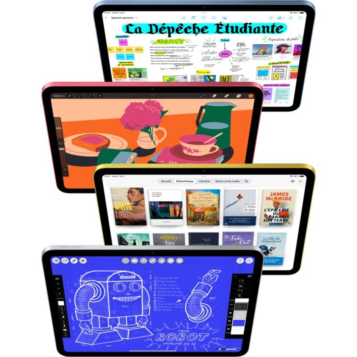 Tablette Apple IPAD 11 256Go Bleu