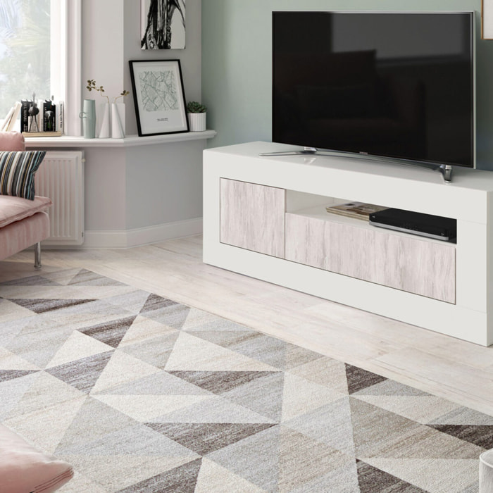 Mueble Tv 3 Puertas 53x139x42 Cm Blanco Artik