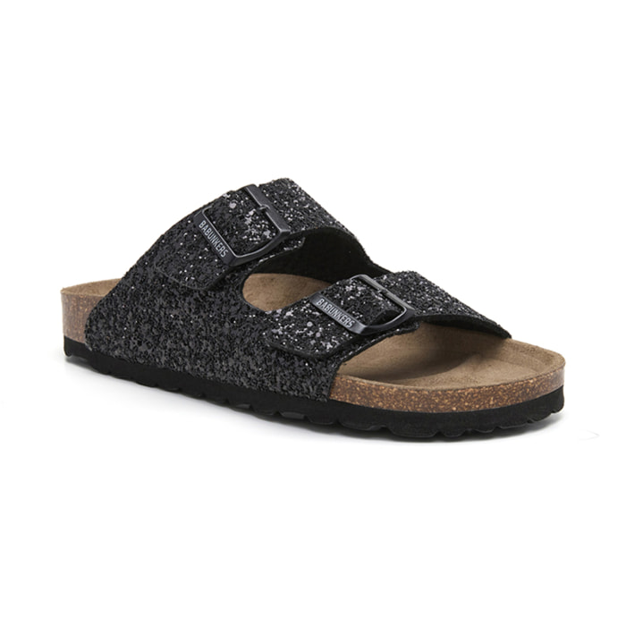 SANDALIA BABUNKERS NEGRO