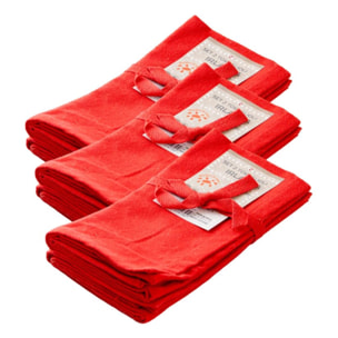 Intrecci – Set 6 tovaglioli in puro cotone 40x40 cm