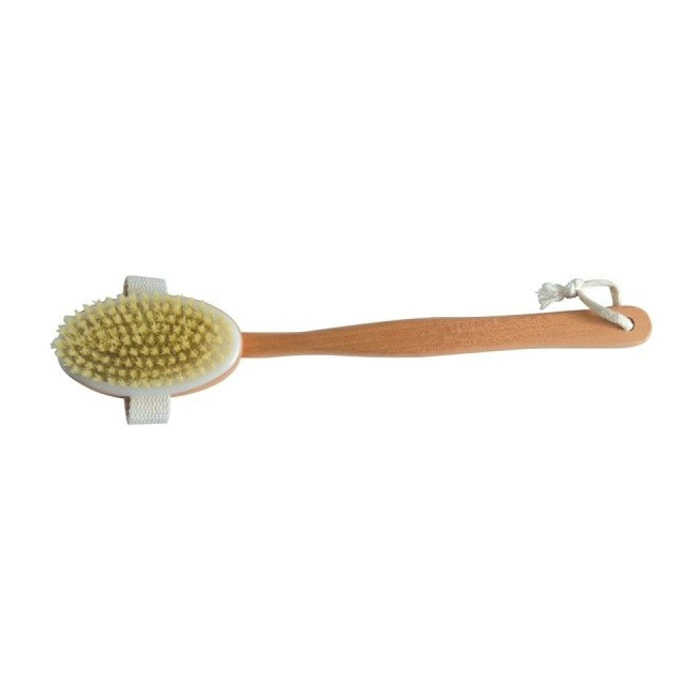 Brosse de bain en bois avec manche détachable MSV