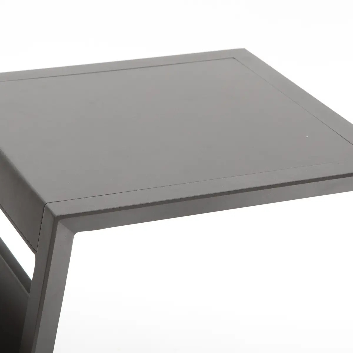 Table d'appoint Allure en aluminium époxy praline