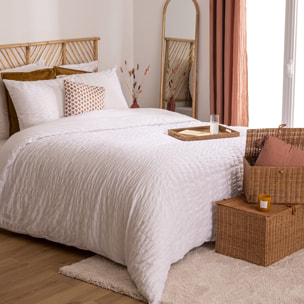Parure de lit "Irhia" 240x220cm blanc