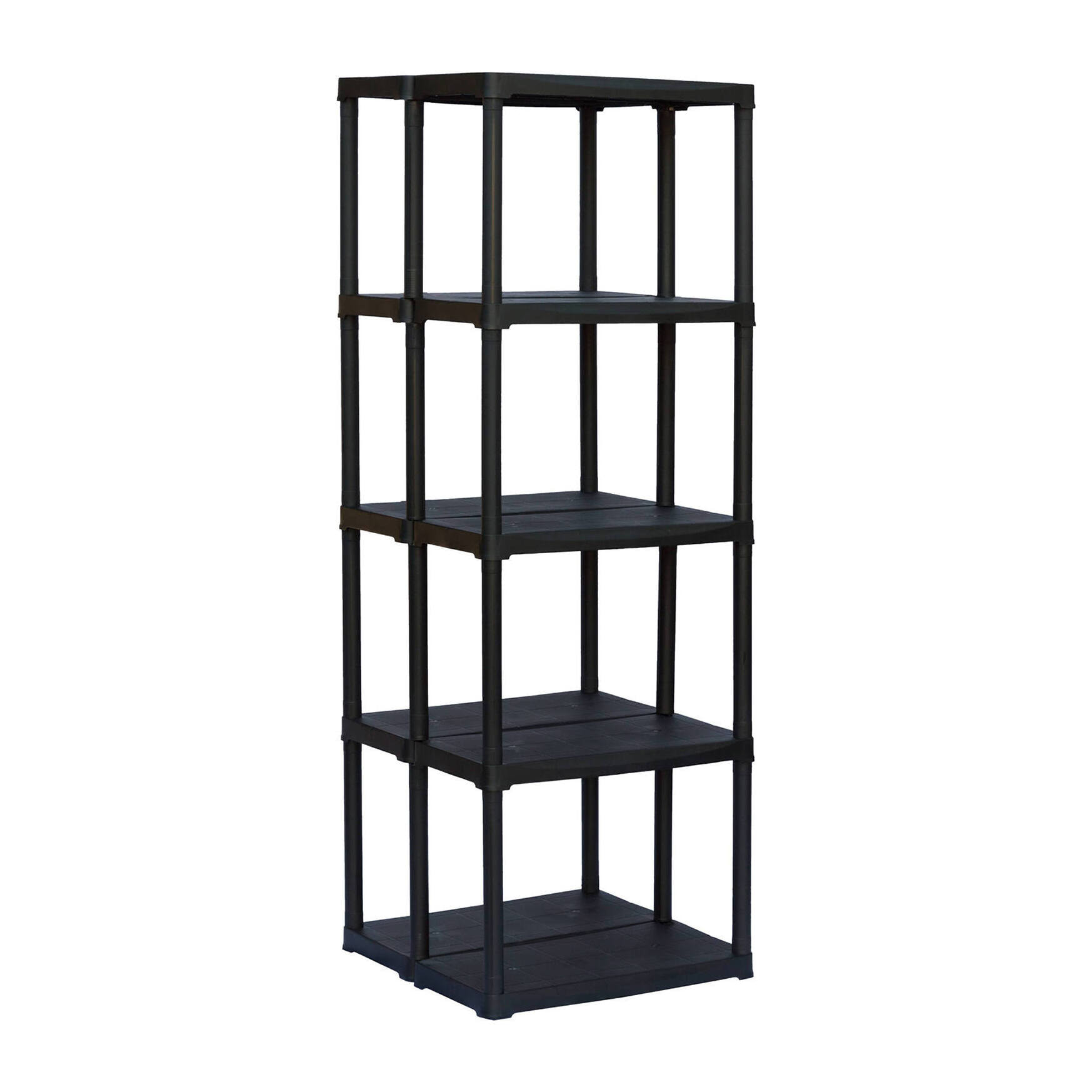 Armadio da esterno Aurelian, Scaffale outdoor, Armadio balcone multiuso, Armadietto da esterno, 100% Made in Italy, Antracite, 60x59h176 cm