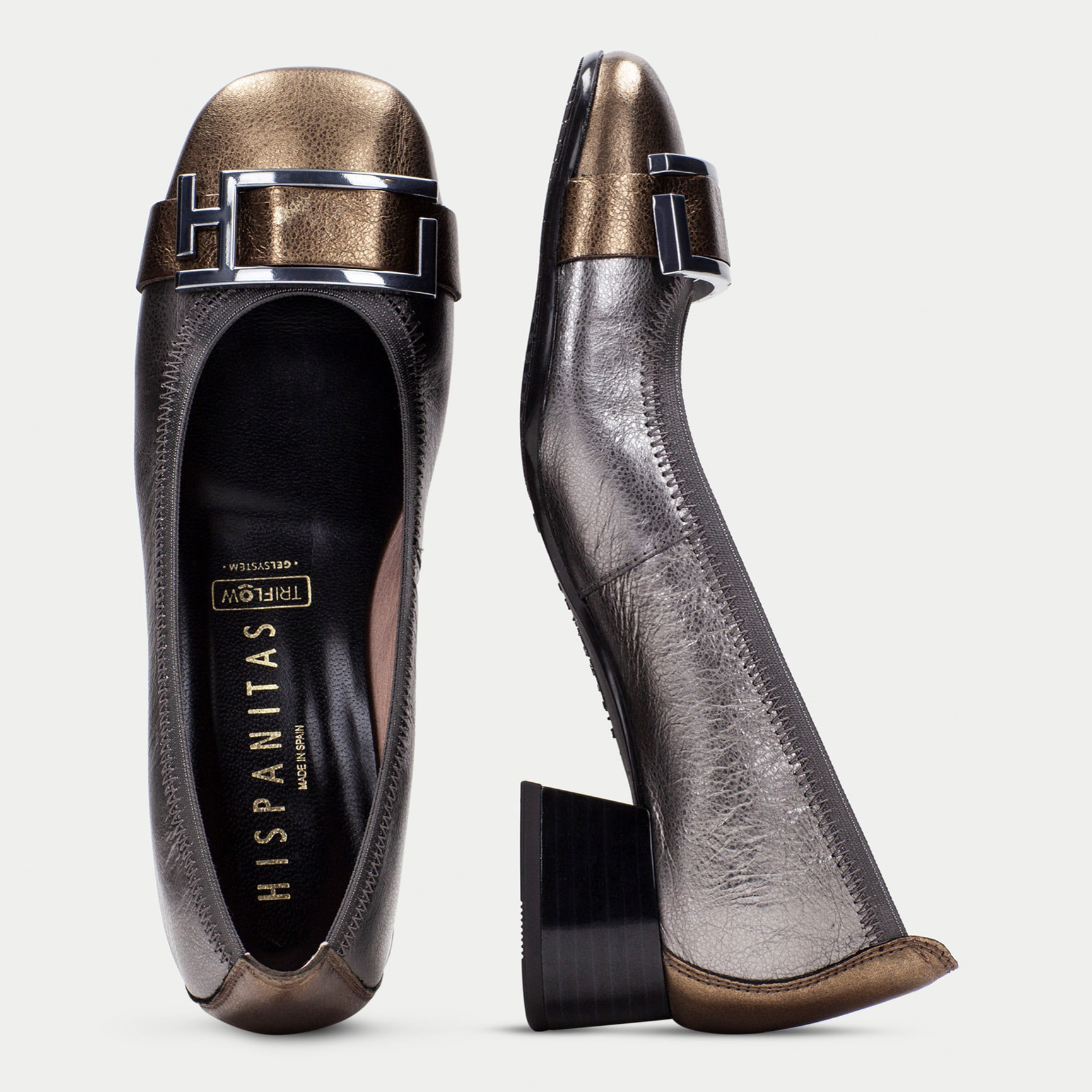 Bailarina Manila Oro acero 3 cm