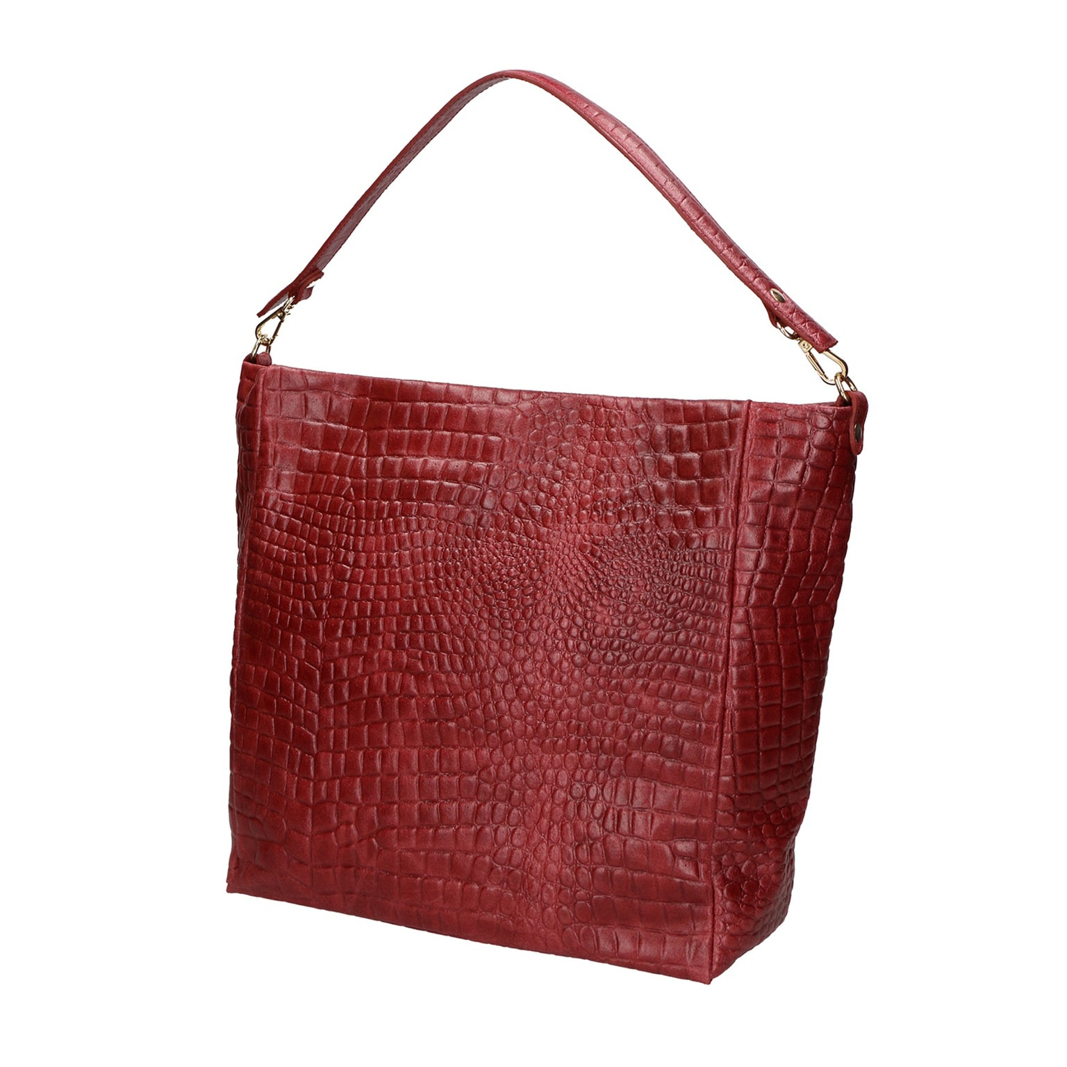 Borsa a spalla da donna - Modello Valtera - Vera pelle - 32.0 x 31.0 x 15.0 cm