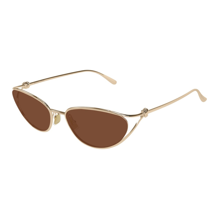 Gafas de Sol Bottega Veneta BV1330S-003 de Metal Mujer 57 mm