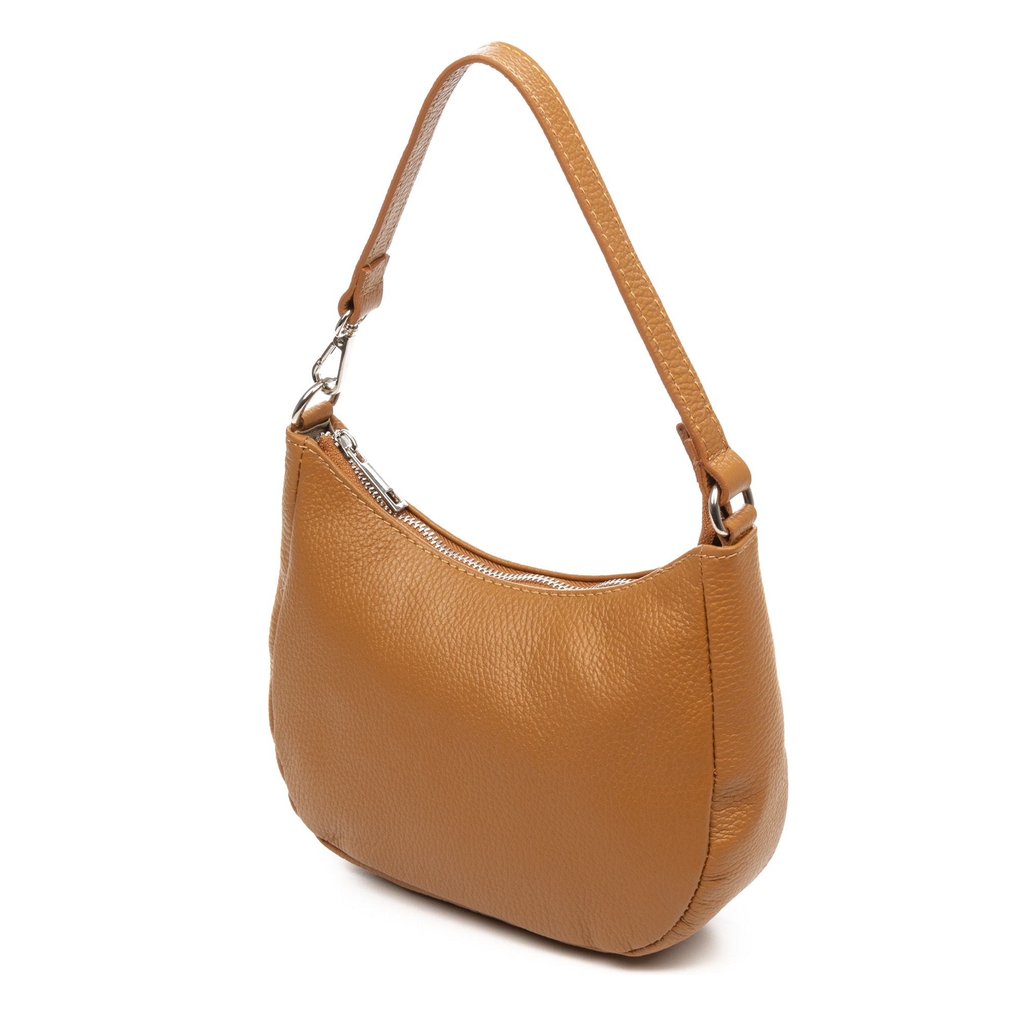 Altivole borsa a tracolla e a mano. Pelle autentica finitura Dollaro.