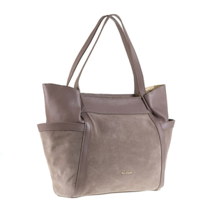 Borsa a spalla da donna Made in Italy - Modello Sereia - 100% pelle - 43.0 x 30.0 x 12.0 cm