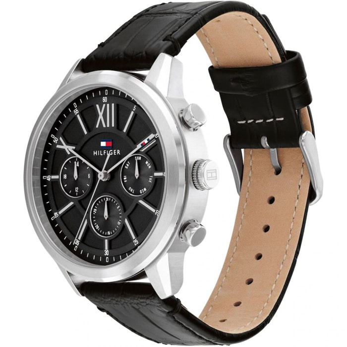 Reloj Tommy Hilfiger 1710527 Hombre Analogico Cuarzo con Correa de Cuero