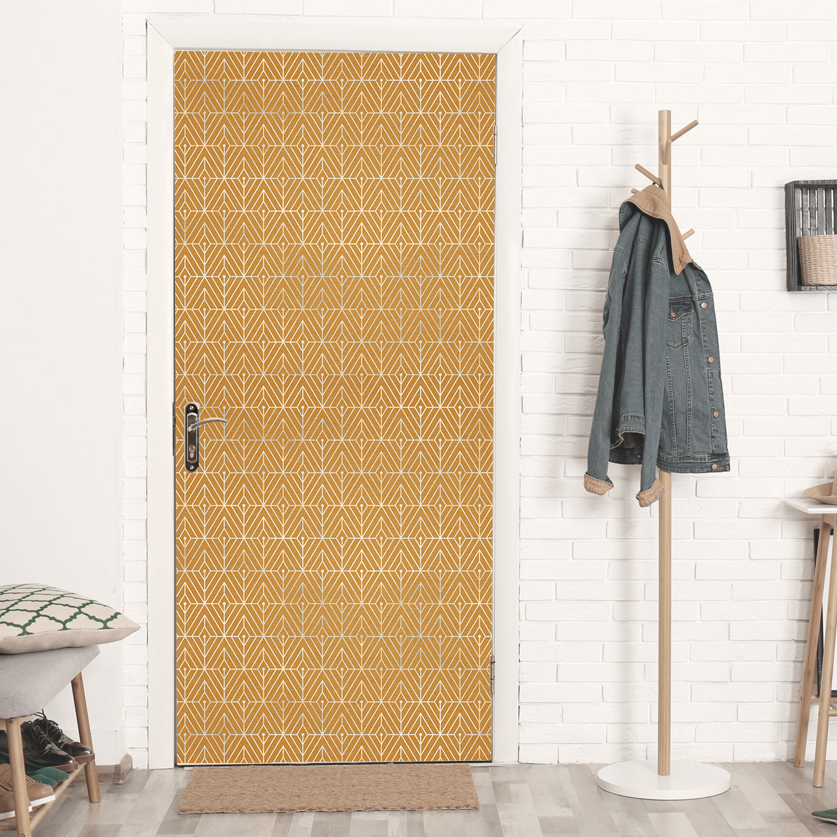 Stickers adhesivos de CERAMIKO - Geometría en rombos 50x100