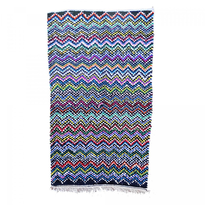 Authentique tapis berbère fait à la main en coton HIMU
