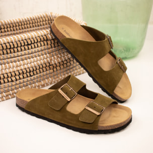 SANDALIA BABUNKERS VERDE