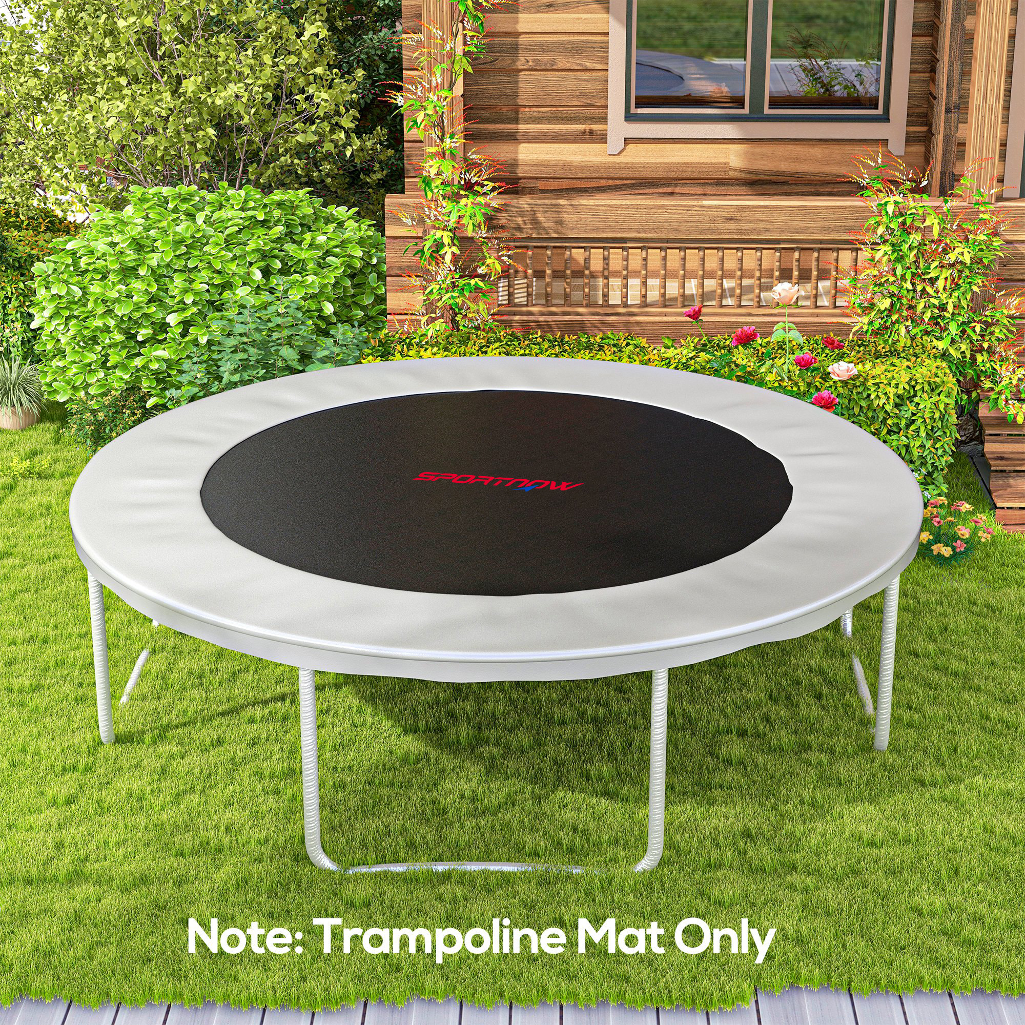 Tapis de rechange trampoline Ø 3 m ressorts 14 cm outil 54 crochets en V inclus