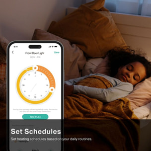 Thermostat connecté TP-LINK connectée KE100 Kit Kasa Smart