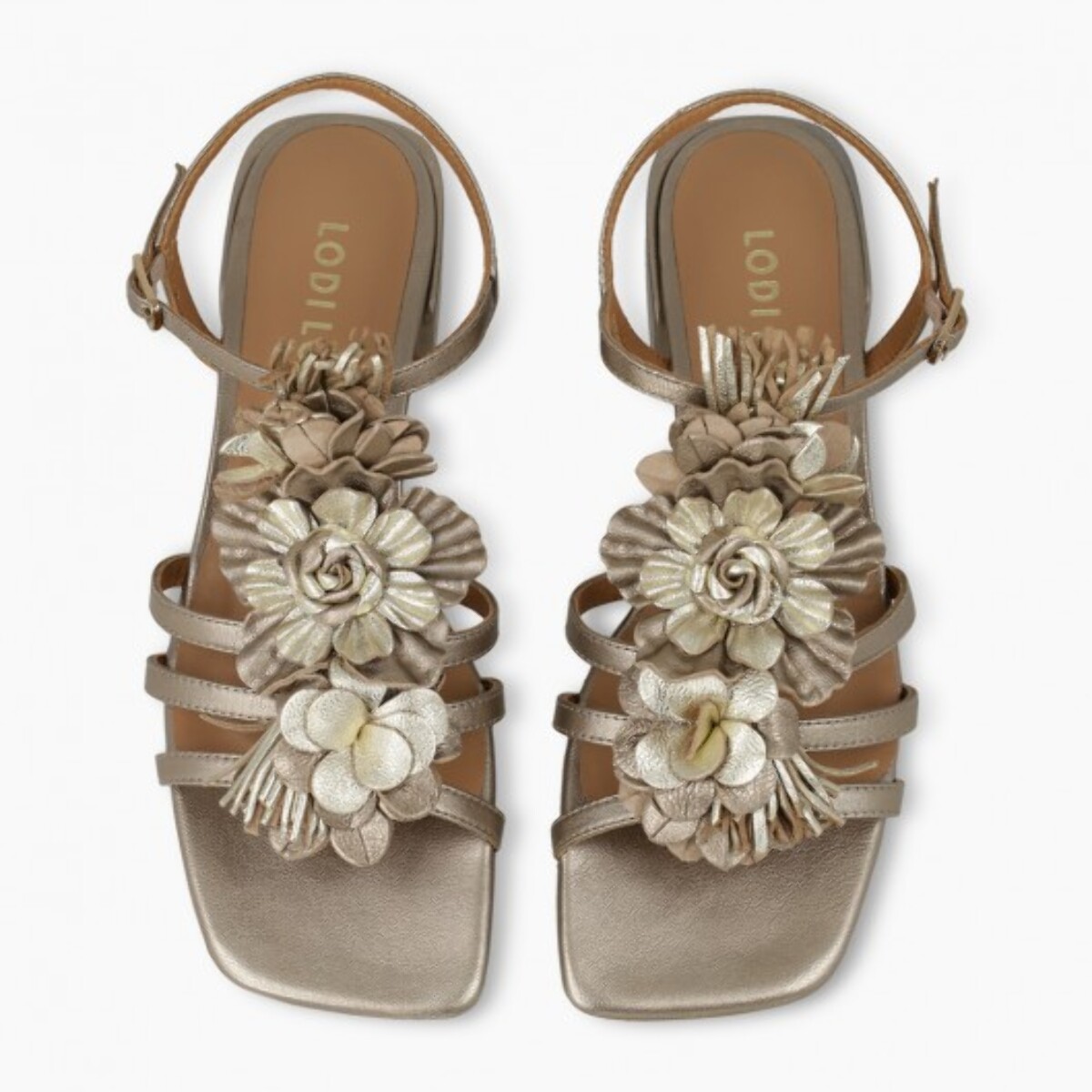 SANDALIAS DORADAS KON5357