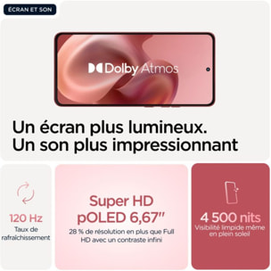 Smartphone MOTOROLA G86 Rouge 256Go 5G