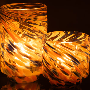 J-Line vase Arun - verre - mix - large - Ø 15 cm