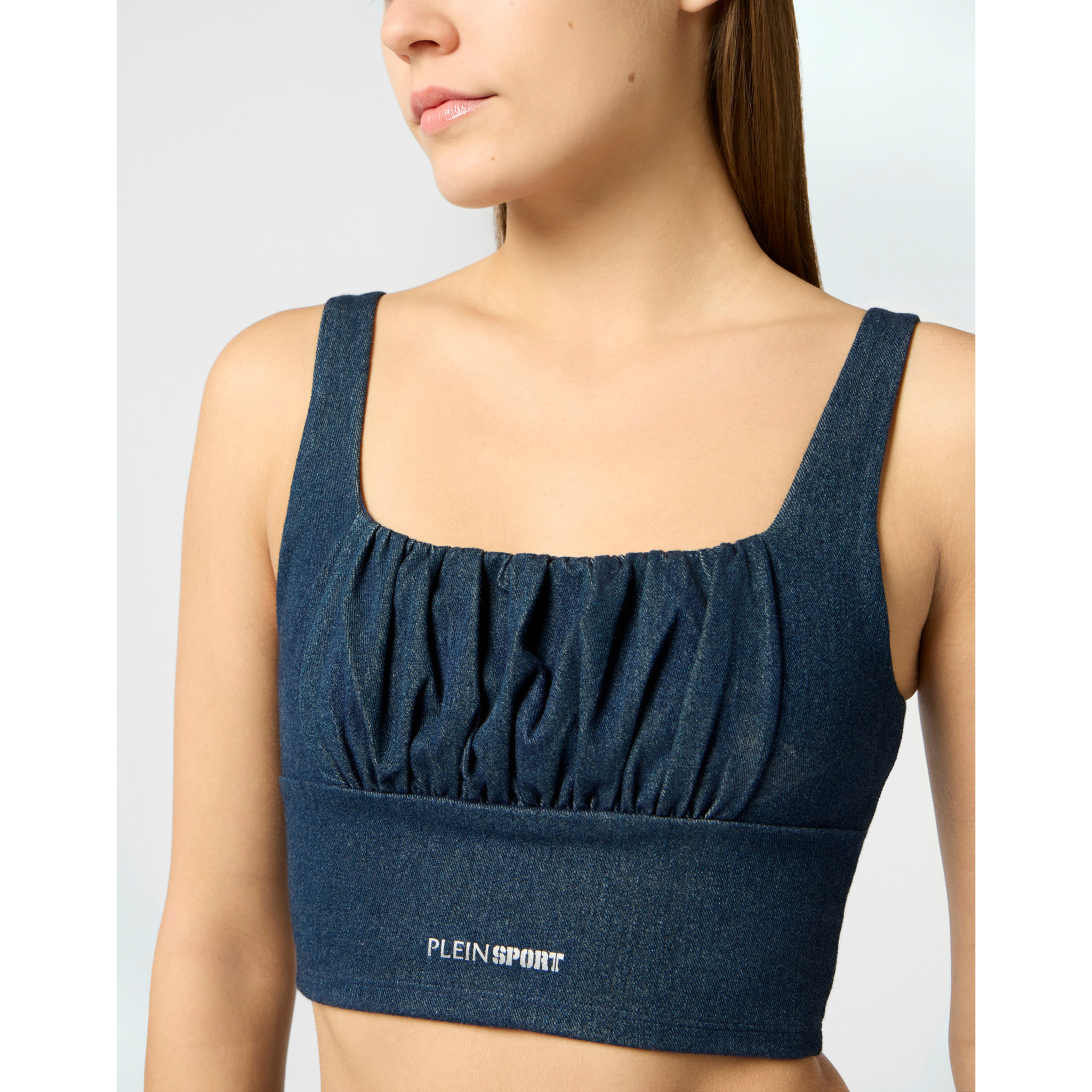 PLEIN SPORT Top Denim Touch PS