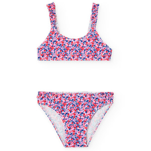 Bikini polyamide fleurs