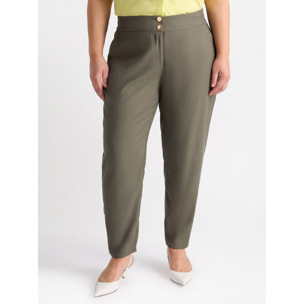 Fiorella Rubino - Pantaloni dritti - Verde militare