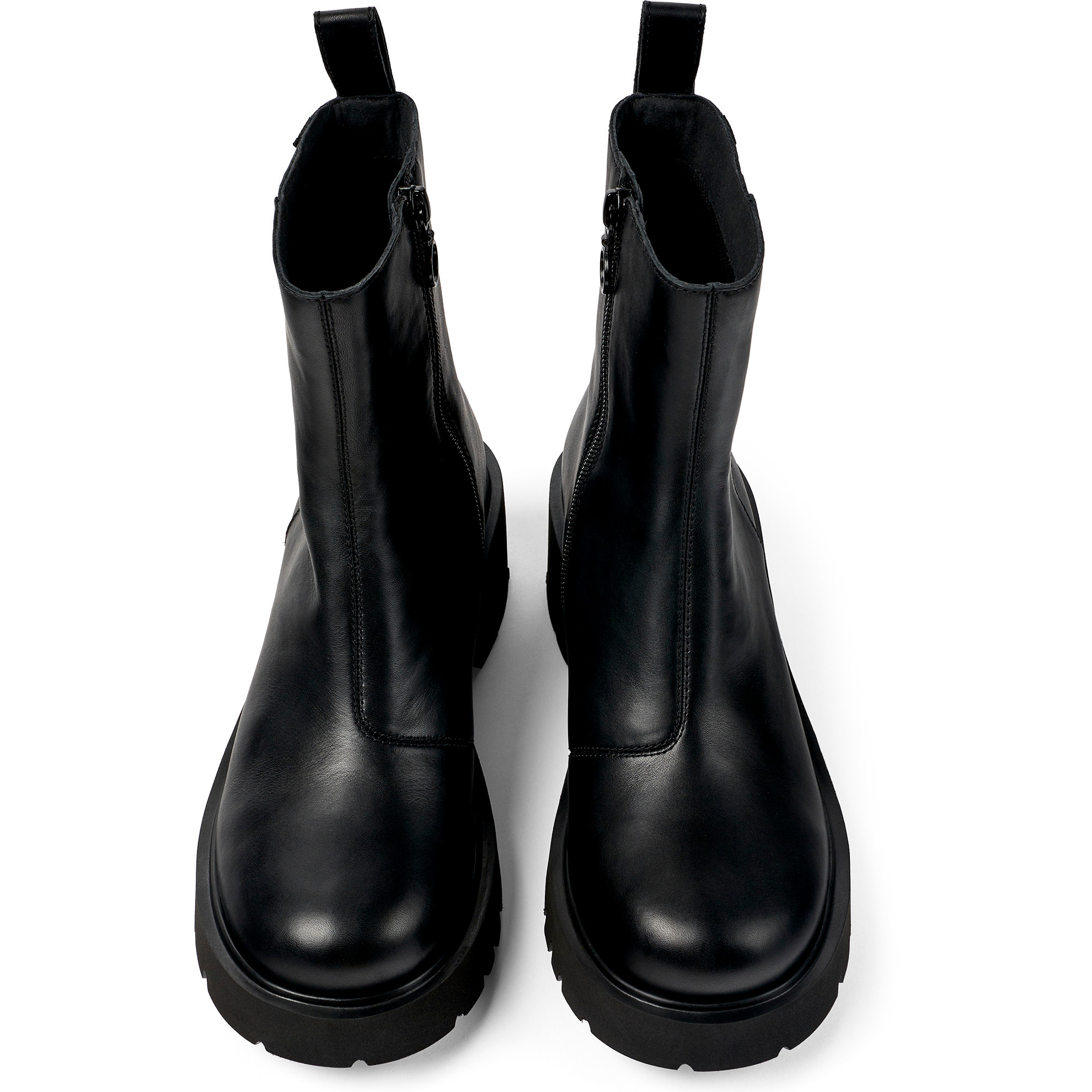 Botines - CAMPER Milah - Negro - Cuero liso