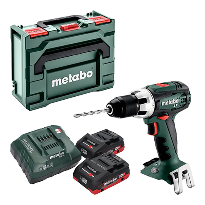 Perceuse visseuse BS 18V - METABO - avec 2 batteries 18V 4,0 Ah - chargeur - coffret - 602102800