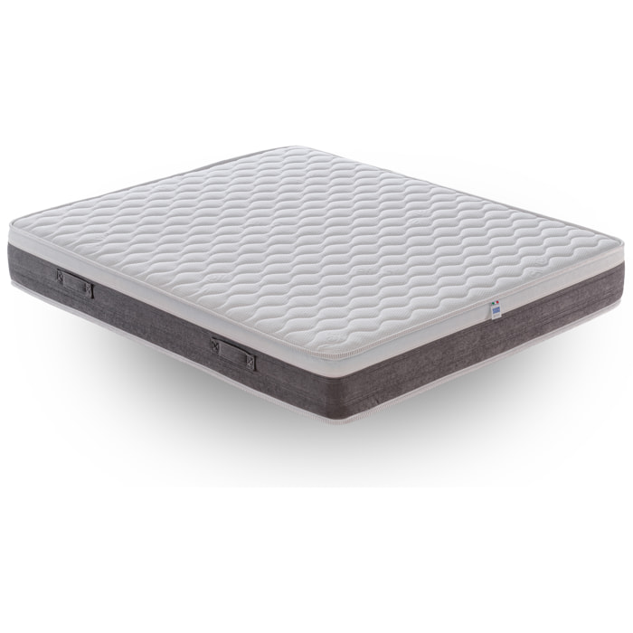 Materasso 160x200 in Memory Foam - 6 Strati - Altezza 26 cm - 7 Zone di Comfort - Sfoderabile