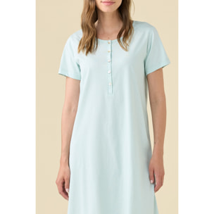 Camicia da notte donna estiva in cotone articolo essential. Noidinotte