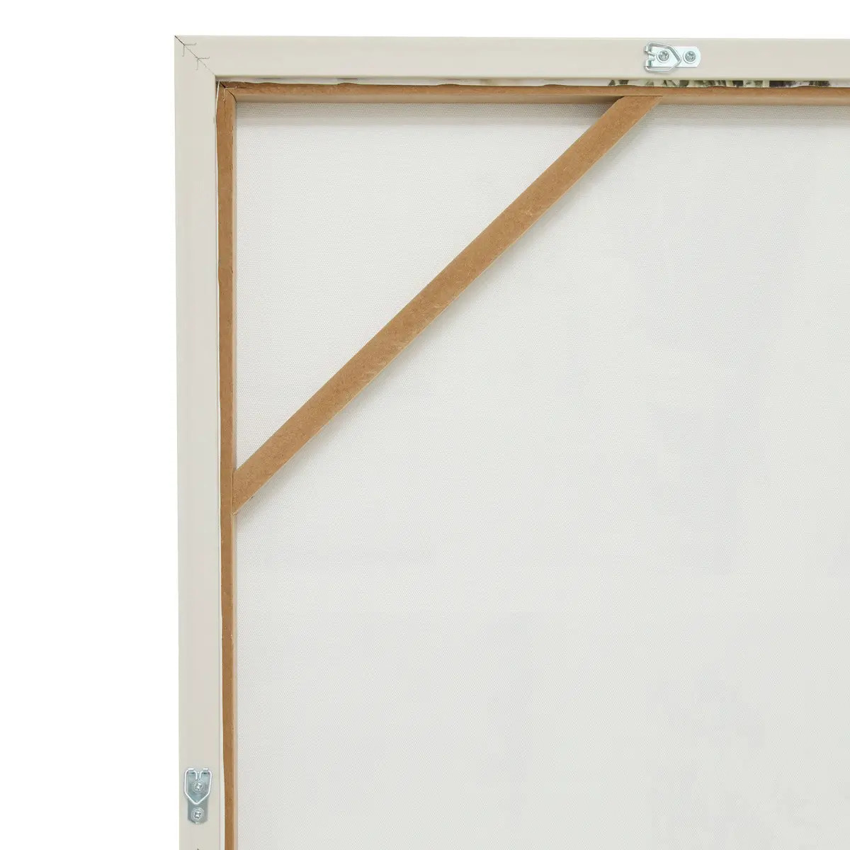 Toile peinte encadrée Farhan beige moyen 116x75cm