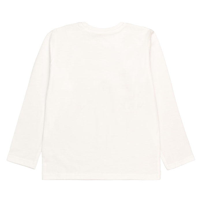 T-shirt maniche lunghe con stampa logo