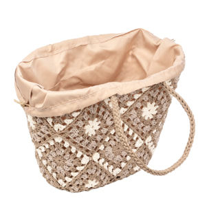 Zenson borsa a spalla donna. Realizzata in cotone.