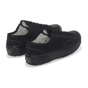 Superga - Zapatillas Unisex Negro - 2434 MILITARY DECK PIQUE