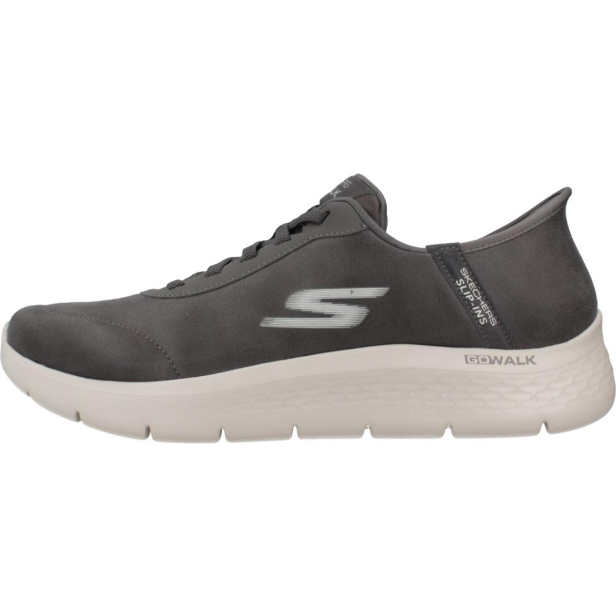 Sneakers De  Hombre Slip - Ins Go Walk Flex - Smoot Gris