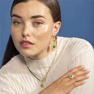 Pendientes Lux by Lux acabados oro 18k