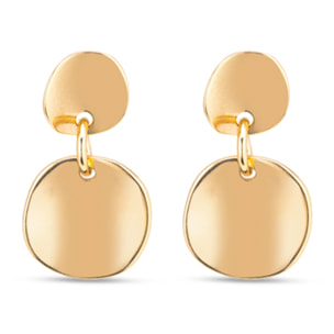 Pendiente Escamas DORADO U