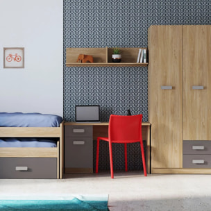 Mesa de estudio Play Tofe - Gris Grafito