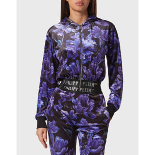 PHILIPP PLEIN Sudadera con capucha FLOWERS
