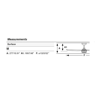 PUNT M LED Ventilatore a soffitto bianco