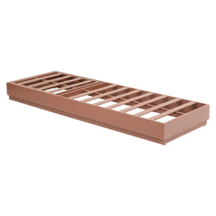 Lit de piscine Allure beige acajou