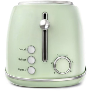 Grille-pain SWEISS baguette vintage vert GRV7