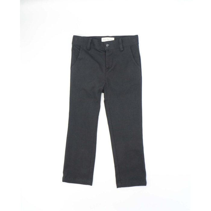 Pantalón largo sarga gris marengo