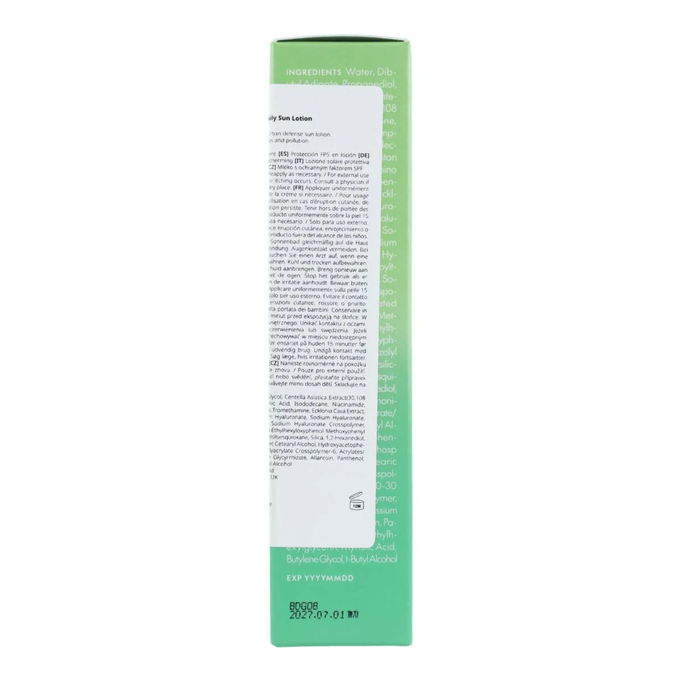 Protector solar Wonder Releaf Centella Daily Sun Lotion SPF50+ PA++++ Purito Seoul 60 ml