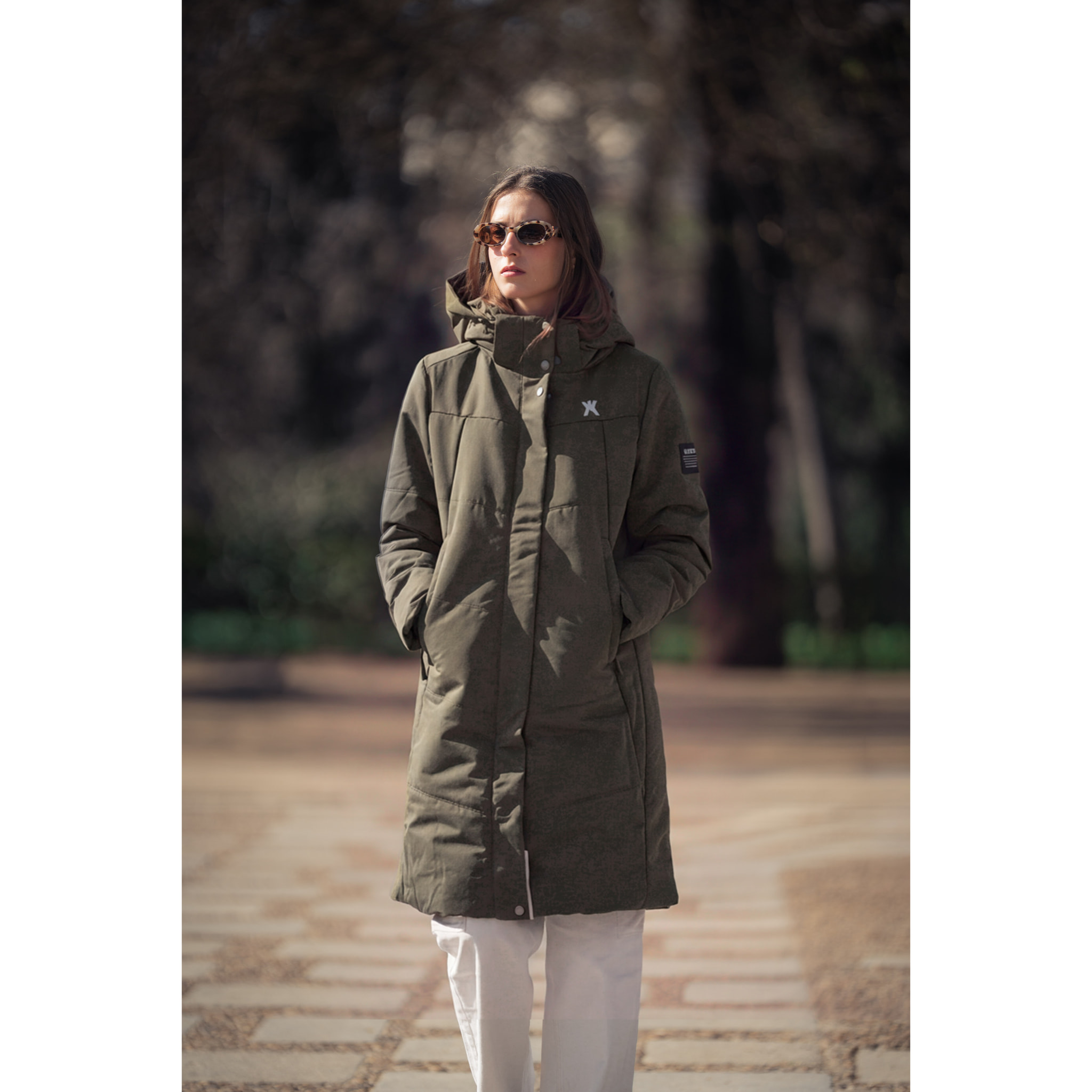 Chaqueta para mujer KUSTOM SILVA - Caqui
