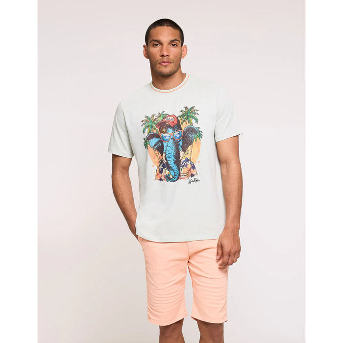 Camiseta Manga Corta Verde - Sanmarino