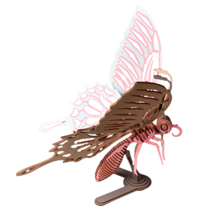 Maqueta 3D de madera. Mariposa. 87 piezas.