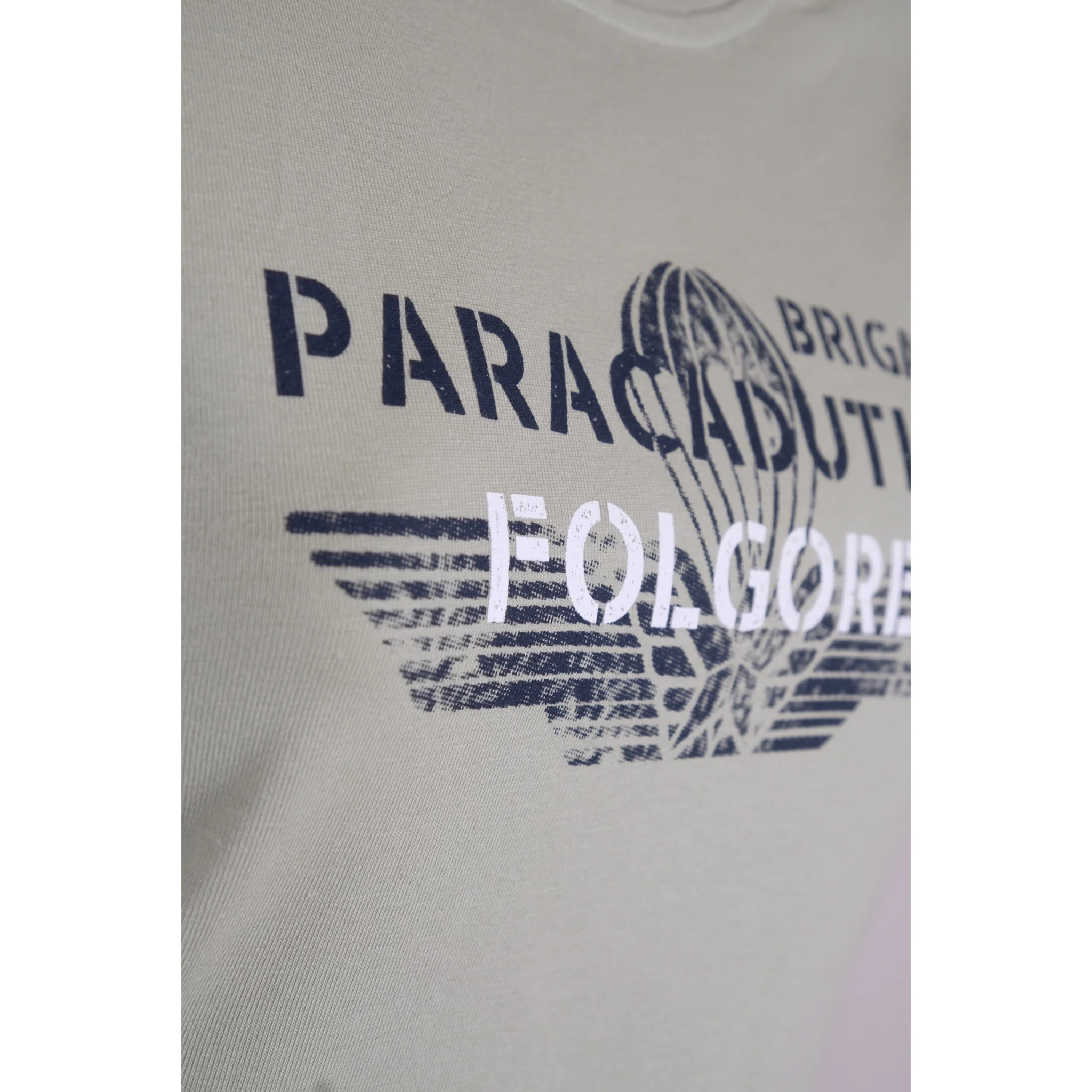 T-shirt Folgore a maniche corte verde donna